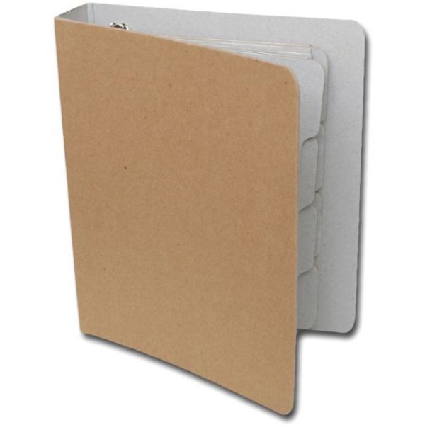 NOTM044239 Maya Road Die-Cut Chipboard D-Ring Binder 7.5"X9"