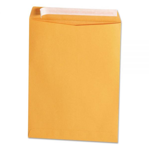 UNV40102 Universal Peel Seal Strip Catalog Envelope, 9 x 12, Kraft, 100/Box