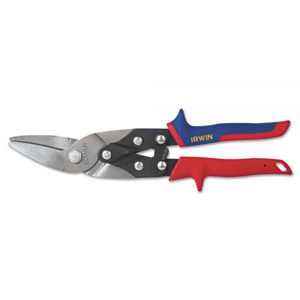 IRW2073113 IRWIN Straight-Cut Compound-Action Utility Snips, 10" Tool Length, 1 5/16" Jaw Length