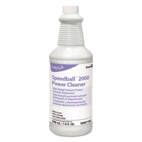 DVO95891164 Diversey Speedball 2000 Heavy-Duty Cleaner, Citrus, Liquid, 1qt. Spray Bottle, 12/CT