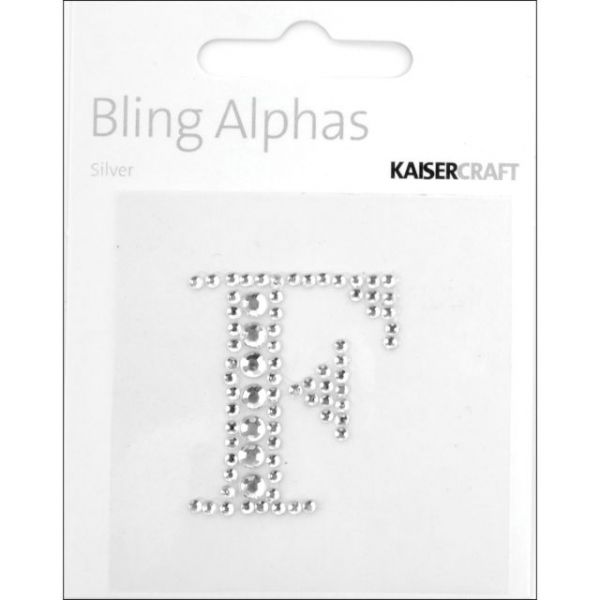NOTM214610 Bling Alphas Self-Adhesive Rhinestone Letters 1.375"