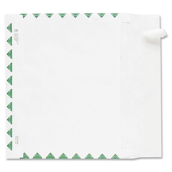 QUAR4460 Survivor Tyvek Booklet Expansion Mailer, 1st Class, 10 x 15 x 2, White, 18lb, 100/Carton