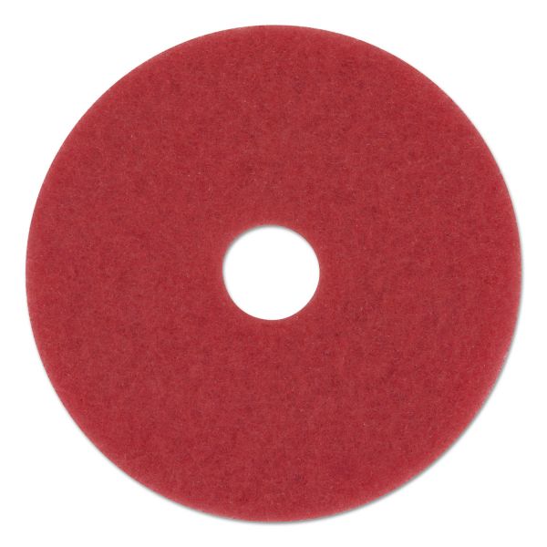 BWK4020RED Boardwalk Standard Floor Pads, 20" Diameter, Red, 5/Carton