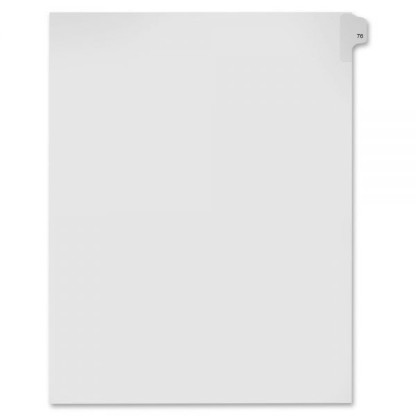 KLF91076 Kleer-Fax 90000 Series Side-Tab Legal Index Dividers