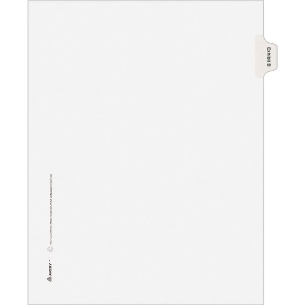 AVE82108 Avery Legal Exhibit Index Dividers