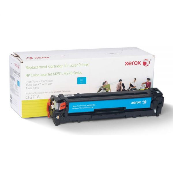 XER006R03182 Xerox 006R03182 Remanufactured CF211A (131A) Toner, 1800 Page-Yield, Cyan