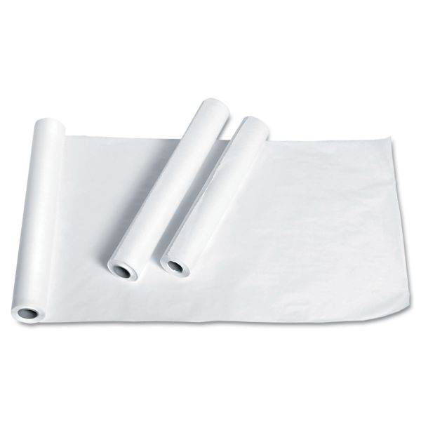 MIINON24322 Medline Exam Table Paper, Deluxe Smooth, 18" x 225ft, White, 12 Rolls/Carton