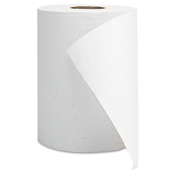 GEN1800 GEN Hardwound Roll Paper Towels, 8 x 350 ft, White, 12 Rolls/Carton