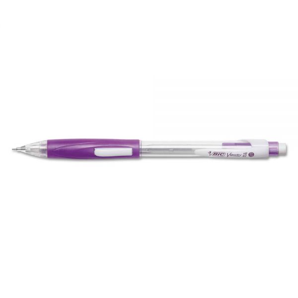 BICMPSC11BK BIC Velocity Side Clic Pencil, HB #2, 0.7 mm, Assorted, Dozen