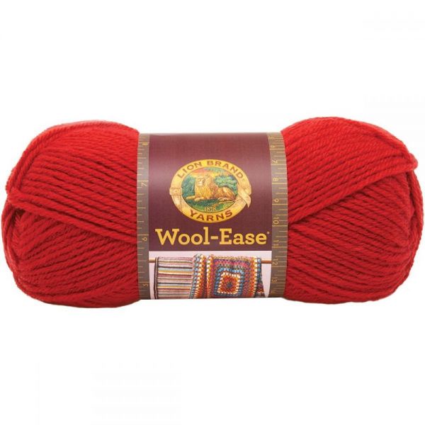 NOTM067176 Lion Brand Wool-Ease Yarn - Ranch Red