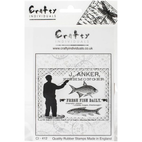 NOTM109995 Crafty Individuals Unmounted Rubber Stamp 4.75"X7" Pkg