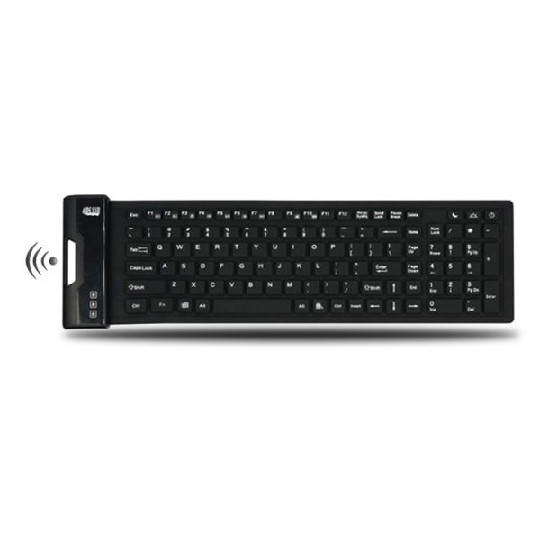 SYNX4259084 Adesso SlimTouch 2200 - Wireless Waterproof Antimicrobial Compact Keyboard