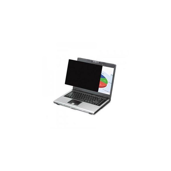 48009 Fellowes Black-Out Privacy Frameless Filter For 12.1" Wide LCD/NTBK, Antiglare