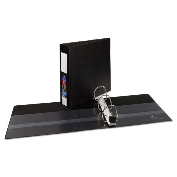 AVE79993 Avery Heavy-Duty 3-Ring Binder with One Touch EZD Rings, 3" Capacity, Black