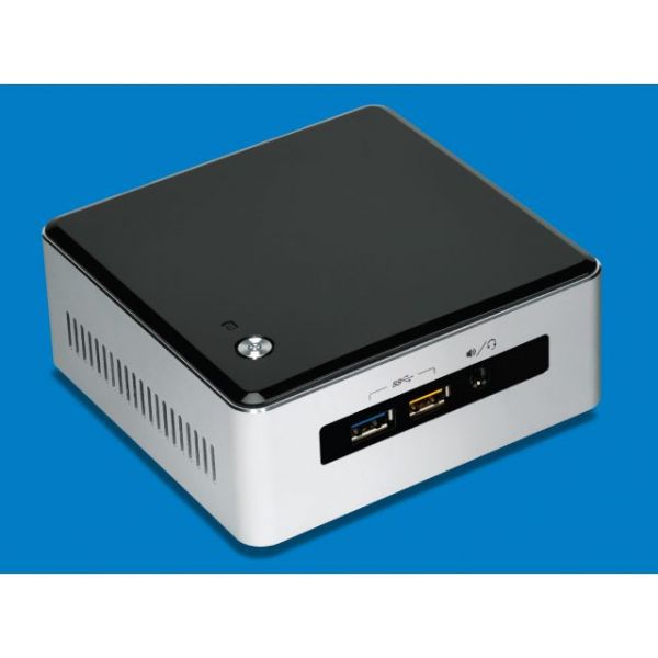 SYNX4110313 Intel NUC5i3RYH Desktop Computer - Intel Core i3 i3-5010U 2.10 GHz - Mini PC - Silver, Black