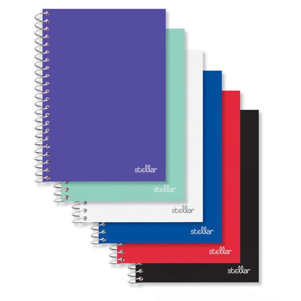 Five Star Quadrille-Ruled Notebook Assorted Colors 8 1//2 x 11 No Color Choice 100 Sheets