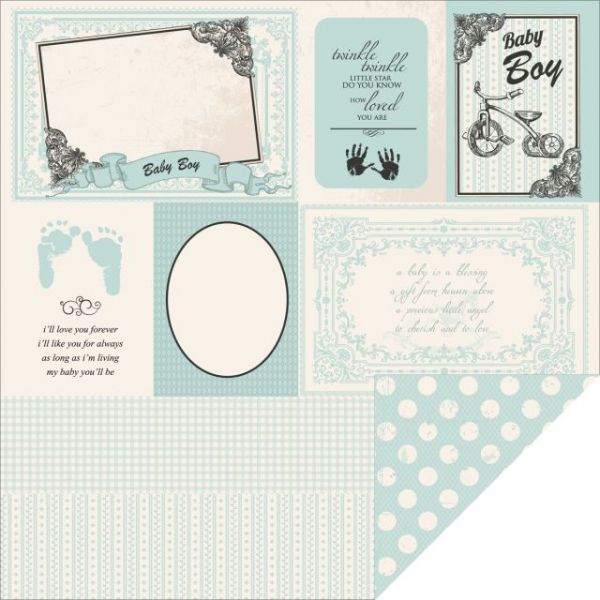 NOTM440854 Pitter Patter Double-Sided Cardstock