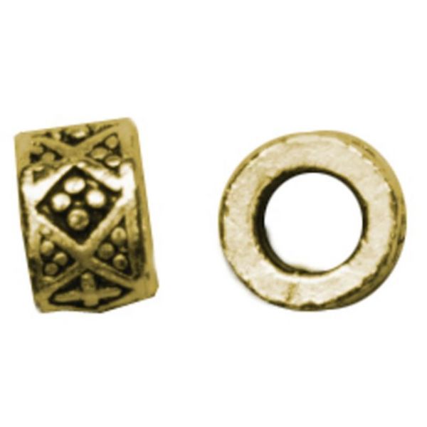 NOTM153347 Precious Accents Gold-Plated Metal Beads & Findings