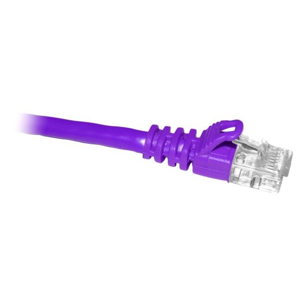 IGRMQY1842 ClearLinks 3FT Cat5E 350MHZ Purple Molded Snagless Patch Cable