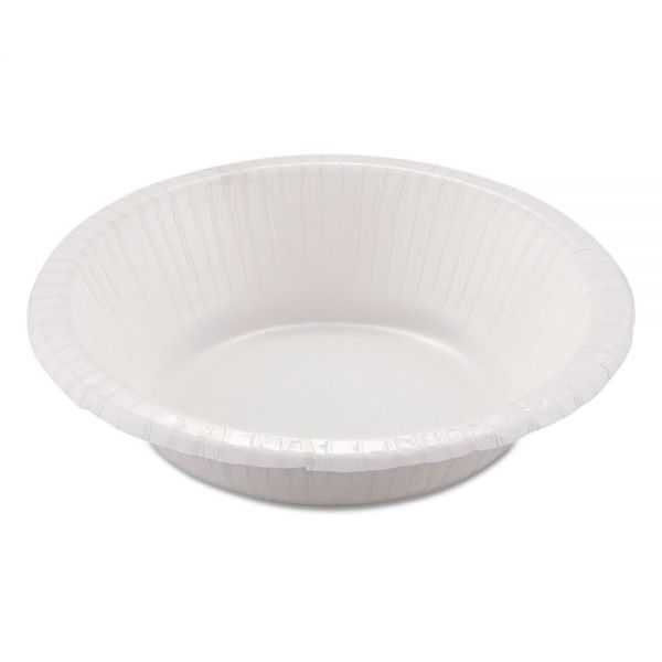 DXEDBB12WPK Dixie Basic Basic Paper Dinnerware, Bowls, White, 12 oz, 125/Pack