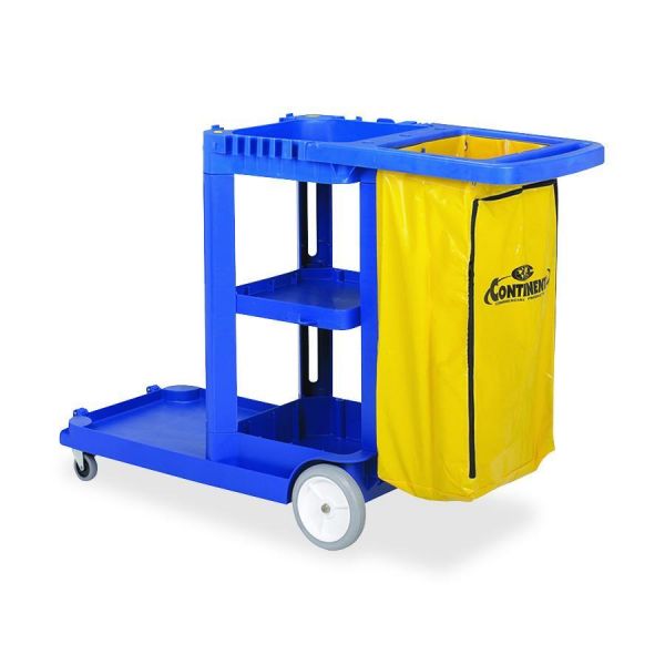 CMC184BL Continental Janitorial Cart