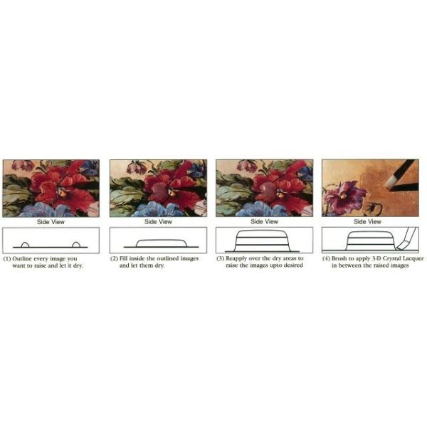 NOTM245124 3D Crystal Lacquer Starter Kit