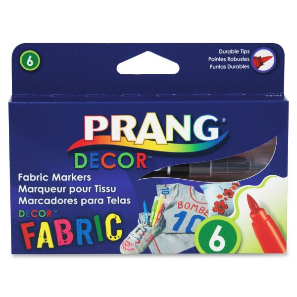 DIX74106 Prang Decor Fabric Markers