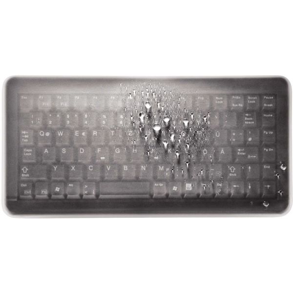 Cleanable Lab Keyboard CHERRY EZCLEAN Wired Covered Cleanable Keyboard | OfficeSupply.com