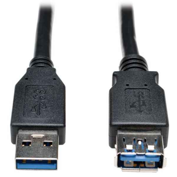 SYNX3909165 Tripp Lite USB 3.0 SuperSpeed Extension Cable (AA M/F) Black, 6-ft