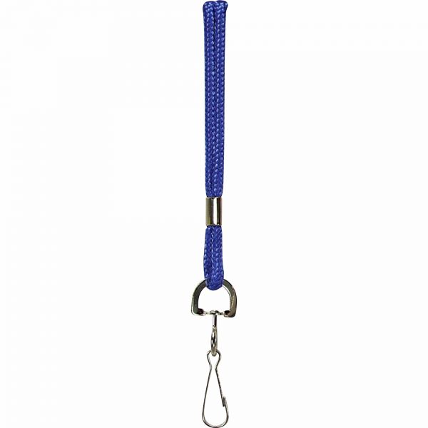 BAU68903 SICURIX Rope Lanyard with Hook, 36", Nylon, Blue