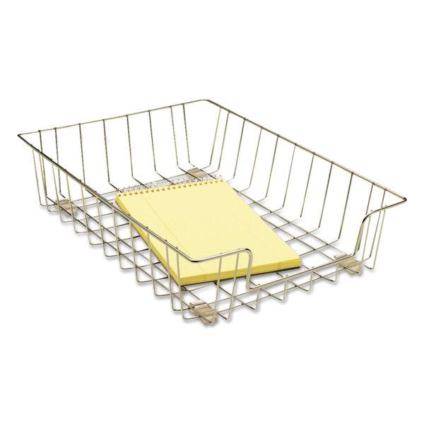 FEL60012 Fellowes Wire Desk Tray Organizer, Wire, Silver