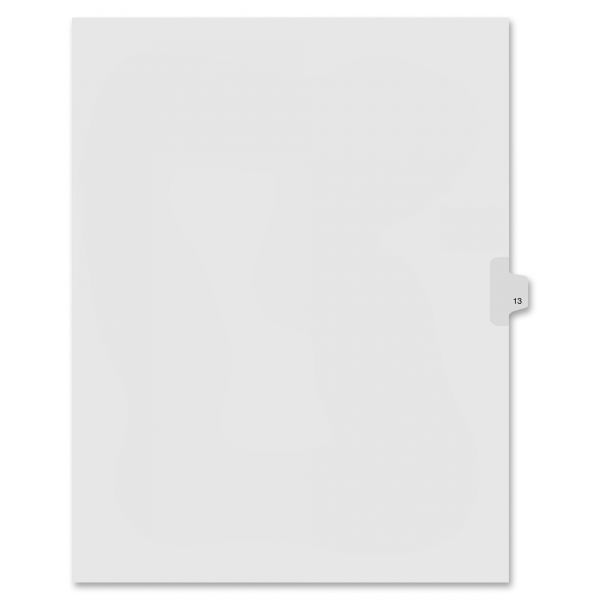 KLF91013 Kleer-Fax 90000 Series Side-Tab Legal Index Dividers