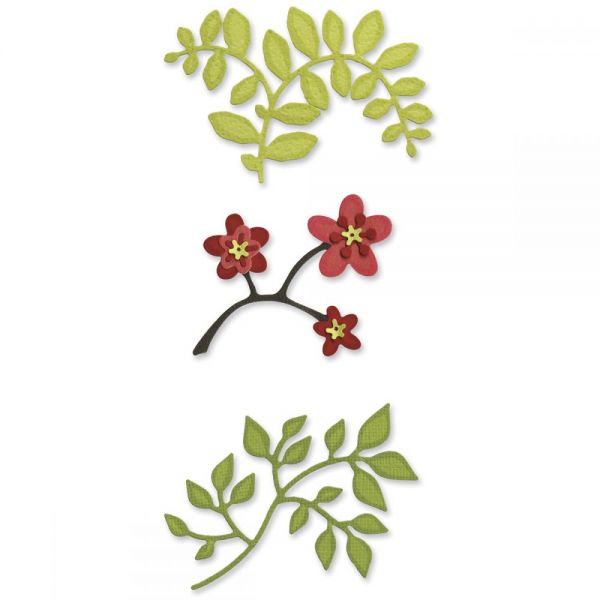 NOTM407673 Sizzix Sizzlits Die Set 3/Pkg 3.75"X2.5"