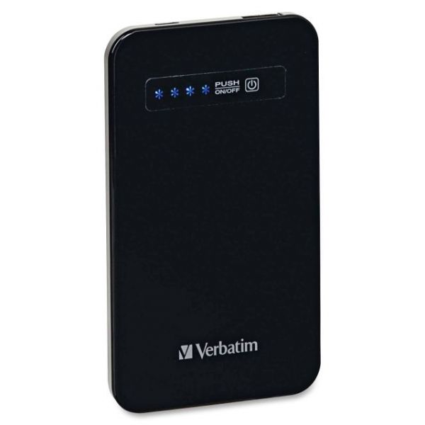 SYNX3809499 Verbatim Ultra-Slim Power Pack, 4200mAh - Black