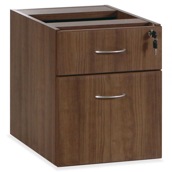 LLR69987 Lorell Walnut Laminate Office Suite Desking