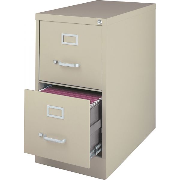 LLR88033 Lorell Commercial Grade 2 Drawer Vertical File Cabinet