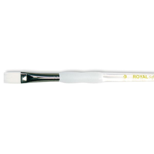 NOTM270115 Soft-Grip White Taklon Bright Brush