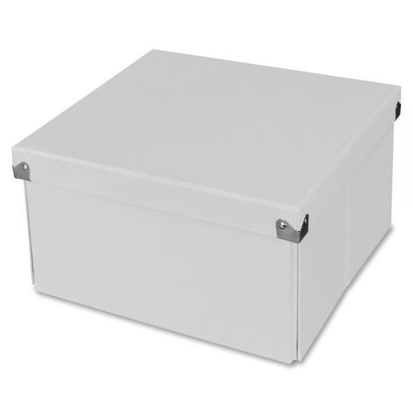 SAMPNS02LSWE Samsill Pop n' Store Medium Square Box - White - 10.63"x6"x10.63"