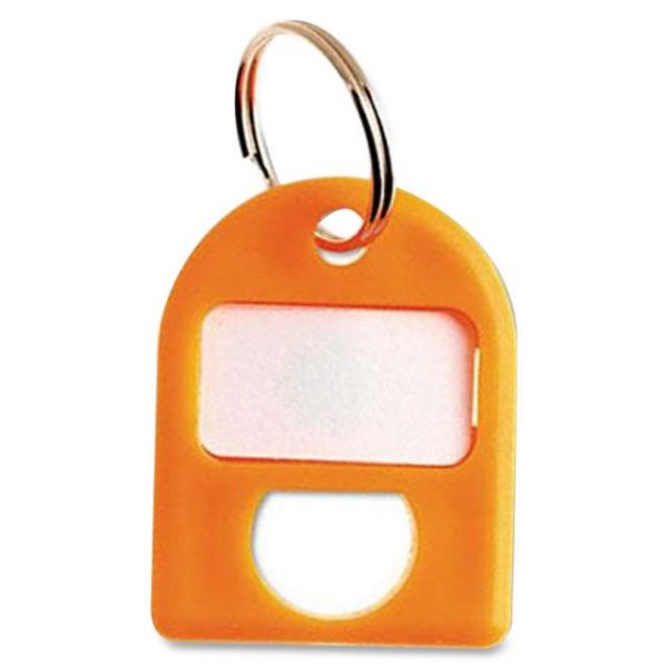 CUI80078 CARL Replacement Security Cabinet Key Tags, Orange, 8/Pack