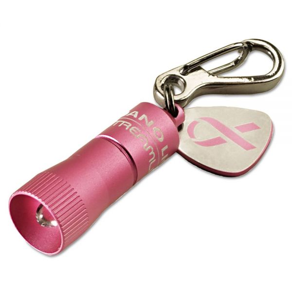 LGT73003 Streamlight NanoLight LED Flashlight, Pink/White, w/Battery