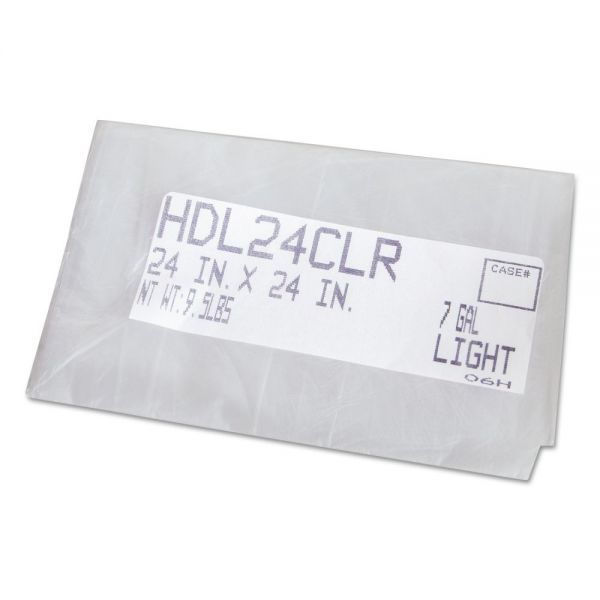 ESXBR3037X FlexSol High Density Coreless Roll Liners, 37" X 30", 20-30 Gal, Clear, 25/PK, 20 PK/CT