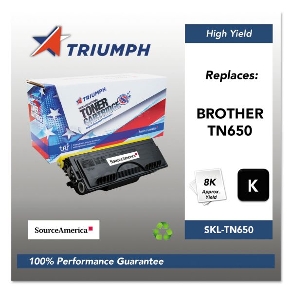SKLTN650 Triumph 751000NSH1075 Remanufactured TN650 High-Yield Toner, Black
