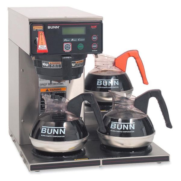 BUN387000002 BUNN AXIOM-15-3 Three-Burner Coffee Brewer