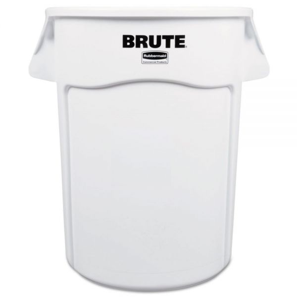 RCP1779740EA Rubbermaid Commercial Brute Round Container, 44 gallon, White