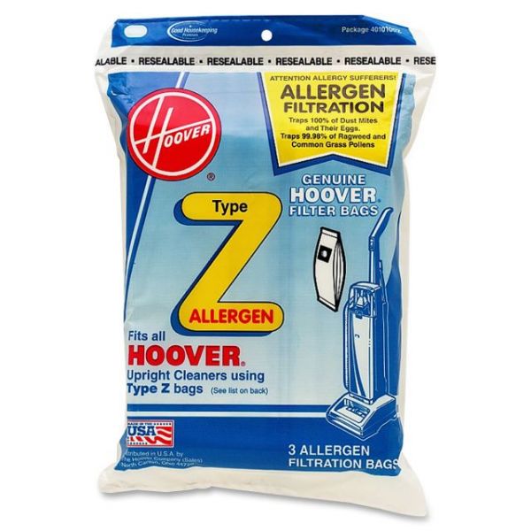 Hoover Type Z Allergen Bags HVR4010100Z