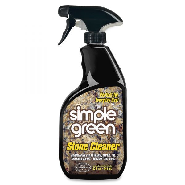 SMP18401 Simple Green Non-Abrasive Stone Cleaner, Unscented, 32oz Bottle
