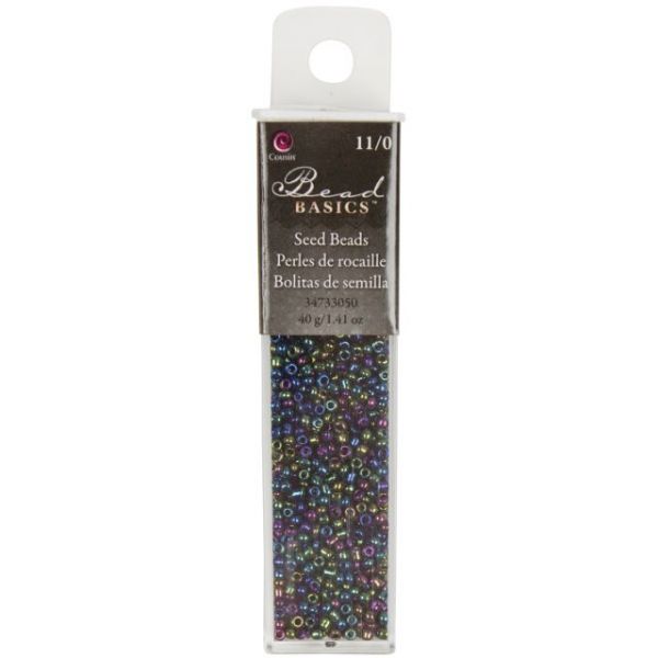 NOTM205694 Jewelry Basics Glass Seed Beads 1.1oz