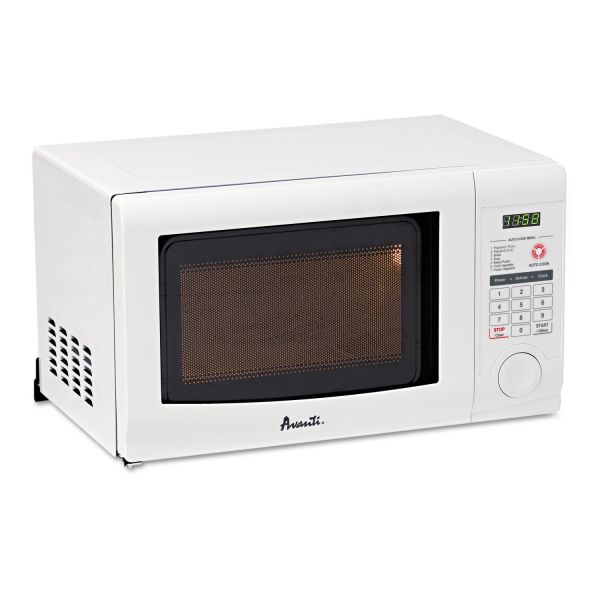 AVAMO7191TW Avanti 0.7 Cubic Foot Capacity Microwave Oven, 700 Watts, White