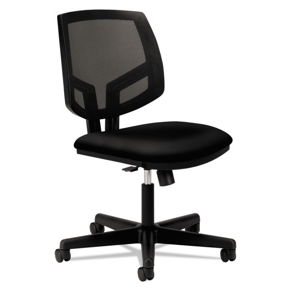 HON5713GA10T HON Volt Series Mesh Back Task Chair with Synchro-Tilt, Black Fabric