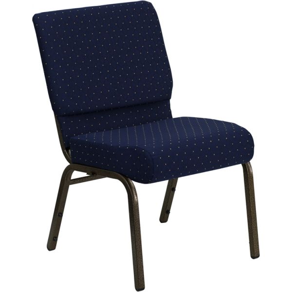 FHFFDCH02214GVS0810GG Flash Furniture Blue Fabric Big & Tall Church Chair